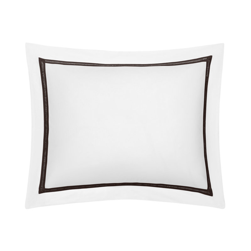 Doric Sham, King, White/Brown
