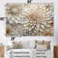 Minimalisme beige Dahlia I - ensemble d'impression d'art mural Dahlia-107755446-107755444