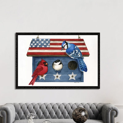 Patriotic Living by Tracy Lizotte - Painting on Canvas