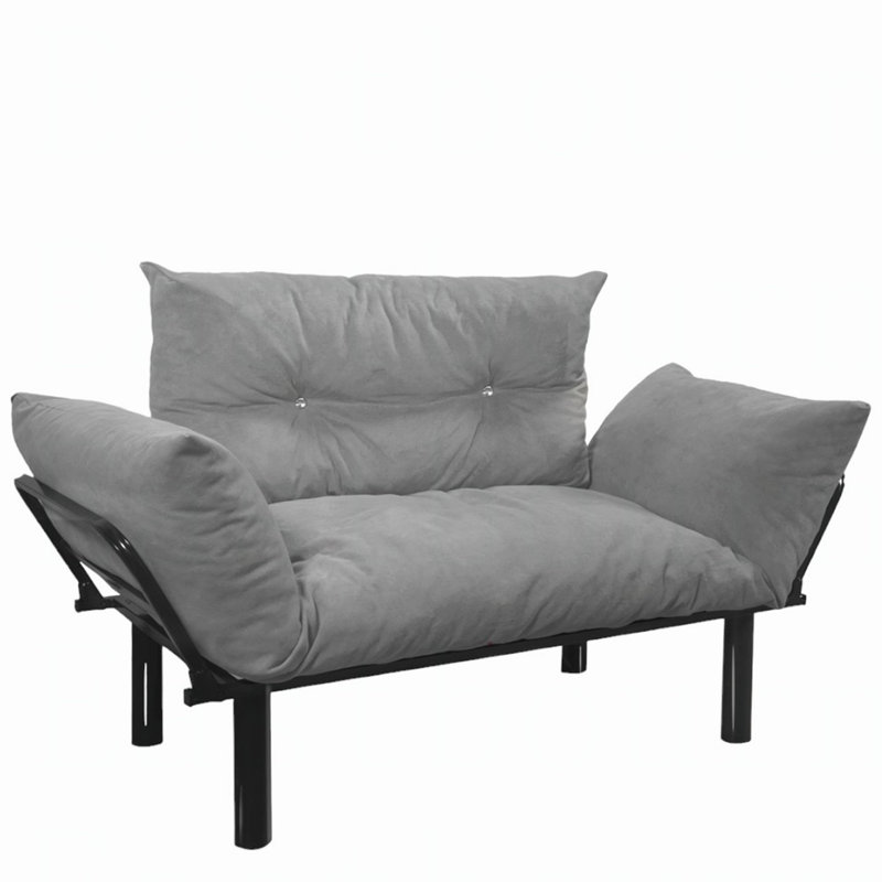 Causeuse Ada - une option de siège confortable et fonctionnelle pour les petits salons et chambres à coucher, offrant un assemblage et un nettoyage faciles.