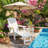 Solstice 34.25" W x 27.55" D x 35.82" H Adjustable HIPS Wood-Alternative Folding Adirondack Chair