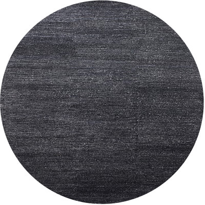 Tapis noir cuivre à motif abstrait