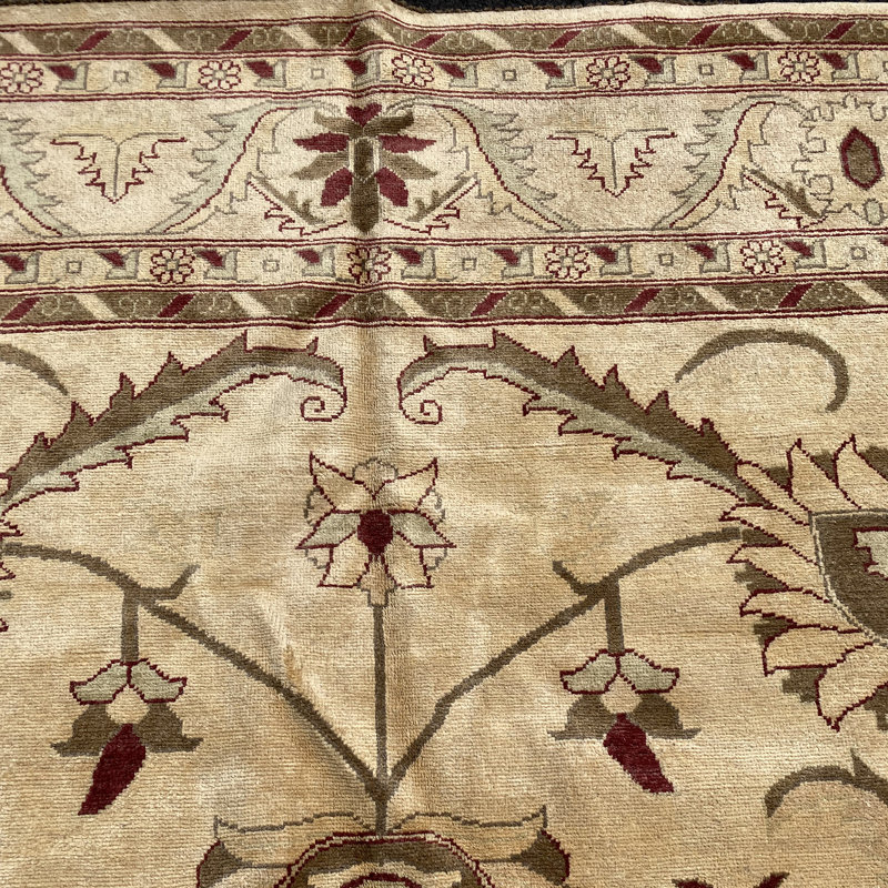 Wool Floral Indoor Rug