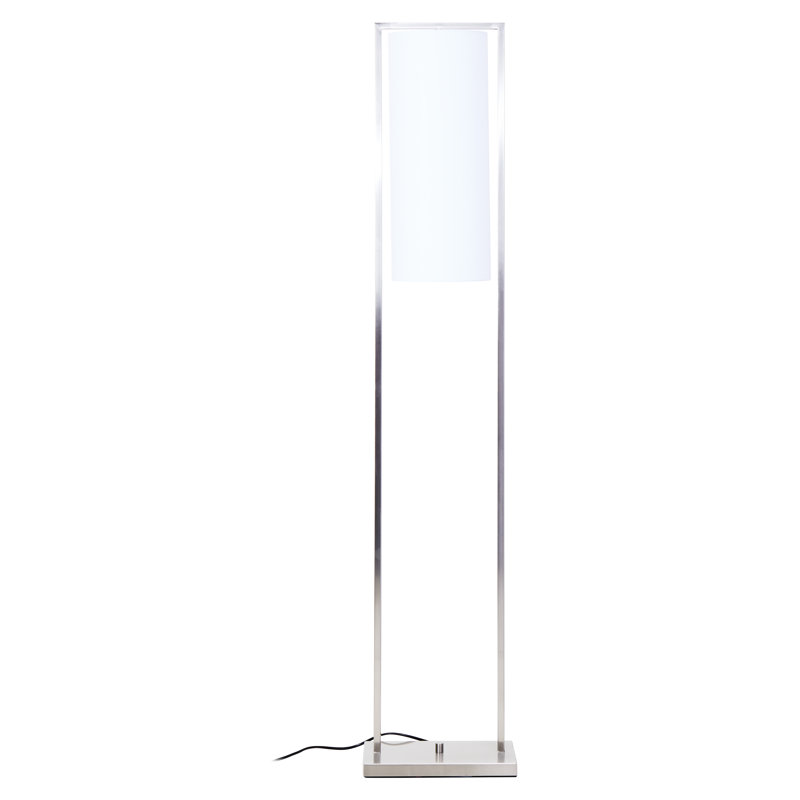 Claritsa 150cm Silver Column Floor Lamp