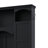 Modern Farmhouse Hall Tree With Arched Silhouette, Large Entryway Storage Bench With Adjustable Shelves And Open Shoe Cubbies, Black-1798961865