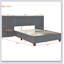 Lit plateforme tapissier avec grande tête de lit, mobilier de chambre à coucher-1140760395-1140760394