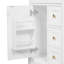 Meuble-lavabo blanc de 24 po avec lavabo, panneau de fibres à densité moyenne et fabrication en bois de pin, 3 tiroirs et armoire avec support de rangement à 2 niveaux, porte et tiroirs à fermeture en douceur, conception moderne pour petites et moyennes salles de bain, meubles-lavabos