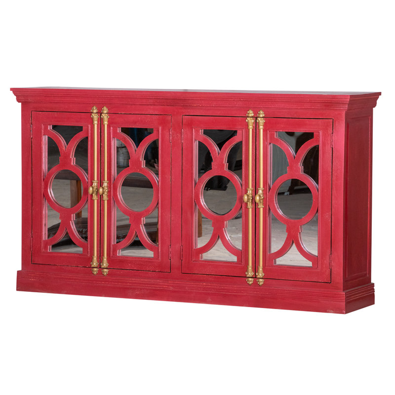 Aayesha 71'' Sideboard, Red
