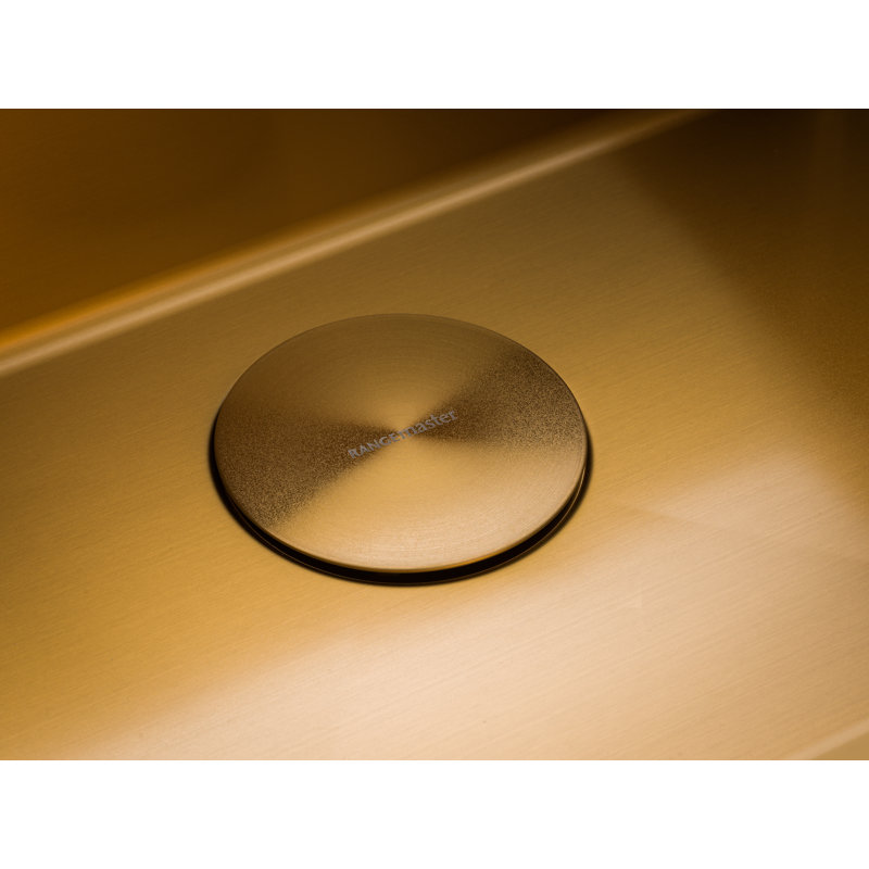 1.5 Bowl Undermount/Inset Kitchen Sink, Gold