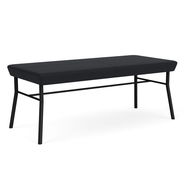 Lesro Banc en métal Mystic, Noir, Noir Modena