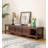 78.74" Brown Rectangular Solid Wood TV Stands