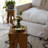Solid Wood Accent Stool