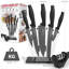 NETTA 6 Piece Stainless Steel Knife Block Set