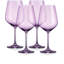 Ensemble de quatre verres à vin rouge