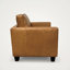 Élégante chaise 38 po en cuir 100% Sierra avec finition châtaignier de qualité supérieure pour un confort durable-611742500
