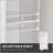 Compact Bathroom Storage Cabinet – 1 Drawer & Adjustable Shelf, Anti-Tip for Bathroom/Living Room