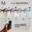 Ariella - Eight Blade Ceiling Fan - Integrated LED - Matte Black Finish - Matte White Blades-238019795-238019756
