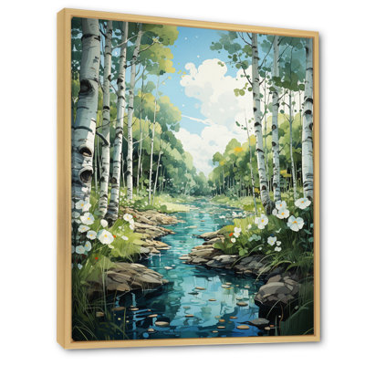 Forêt enchantée de bouleaux Travison IV