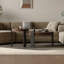 Round Household Wood Coffee Table Set