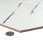 Visium Hex 17" x 20" Porcelain Marble Look Floor and Wall Tile