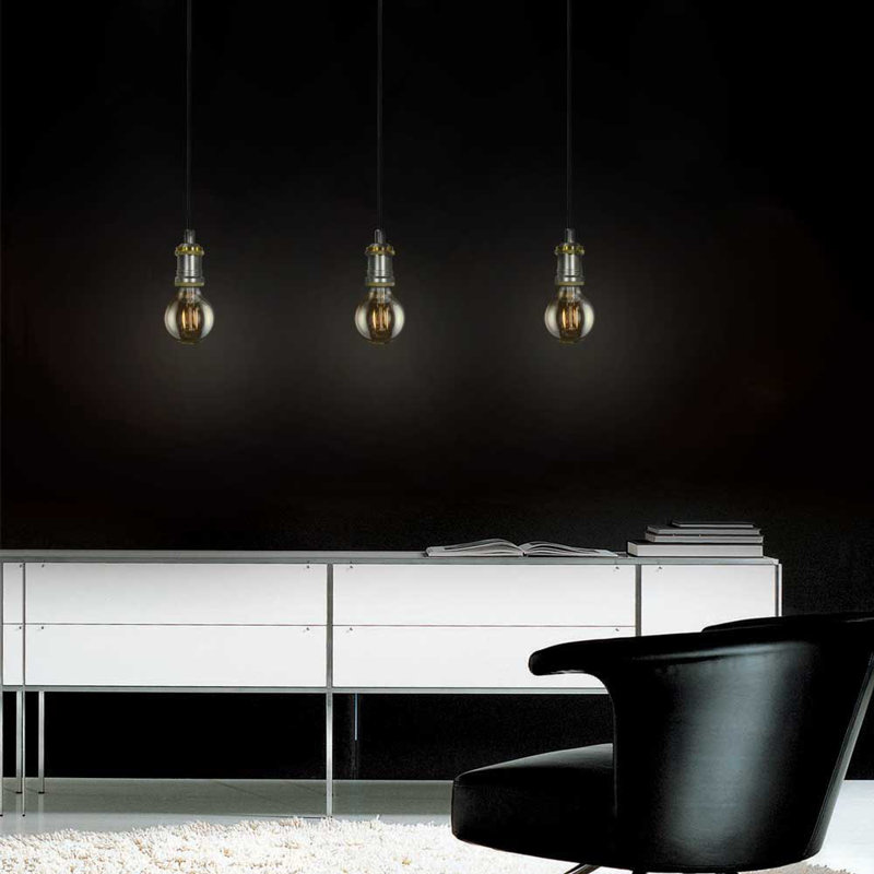 Parthenia 1 - Light Single Pendant, Brass