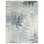 C Abstract Area Rug in Grey