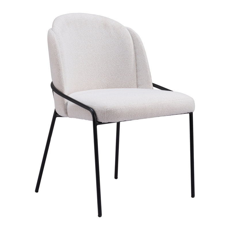Chaise d'appoint Pedaias, Blanc
