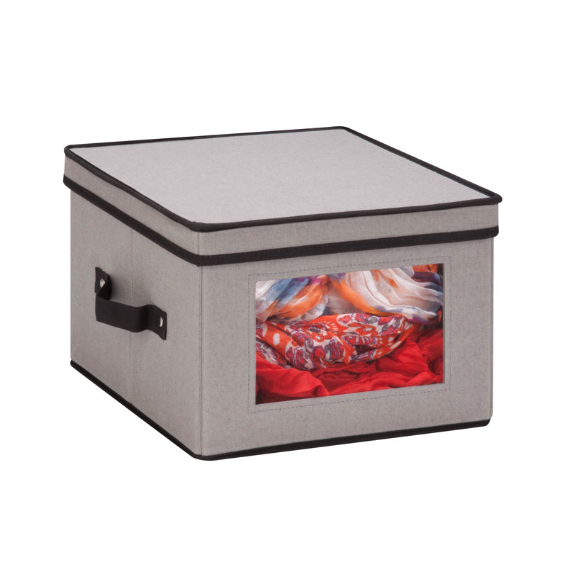 Boîte de rangement en tissu