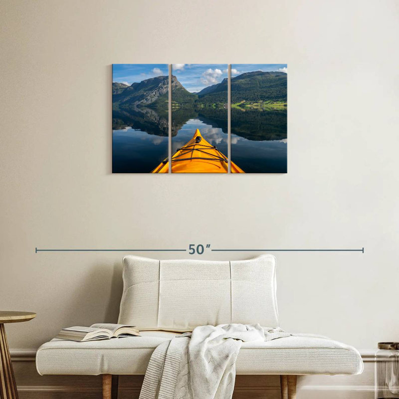 Sireci Norway Kayaking With A View, 20" H x 33" W