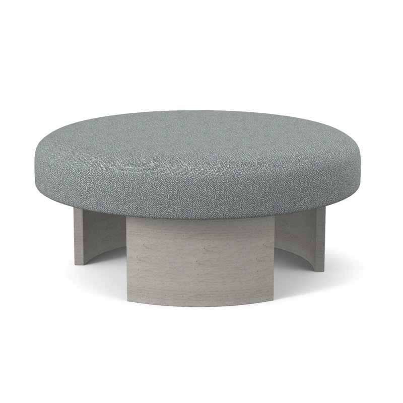 Repose-pieds Eclipse, Bisque, Mélange de polyester Maya cyan