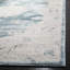 Tapis oriental en viscose bleu / beige Prager-21588789