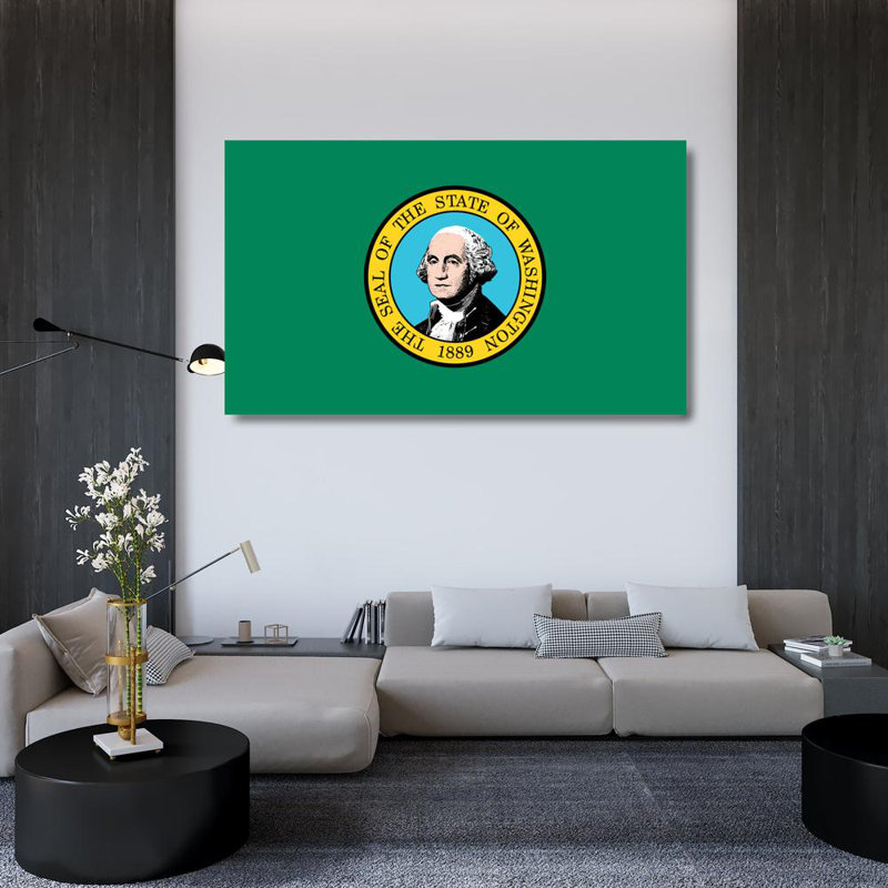 Washington State, 29" H x 48" W