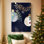 Chalk Carol - Toile tendue avec châssis de qualité supérieure