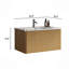 Striped Bathroom Vanity With White Ceramic Sink, Wall Mounted Floating Bathroom Vanity For Modern Bathroom, Pre-Assembled-115688428-115688429