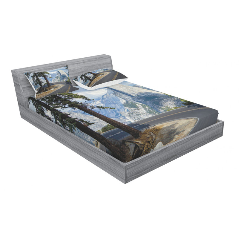 Microfiber Sheet Set, Queen Sheet Set with Fitted Sheet