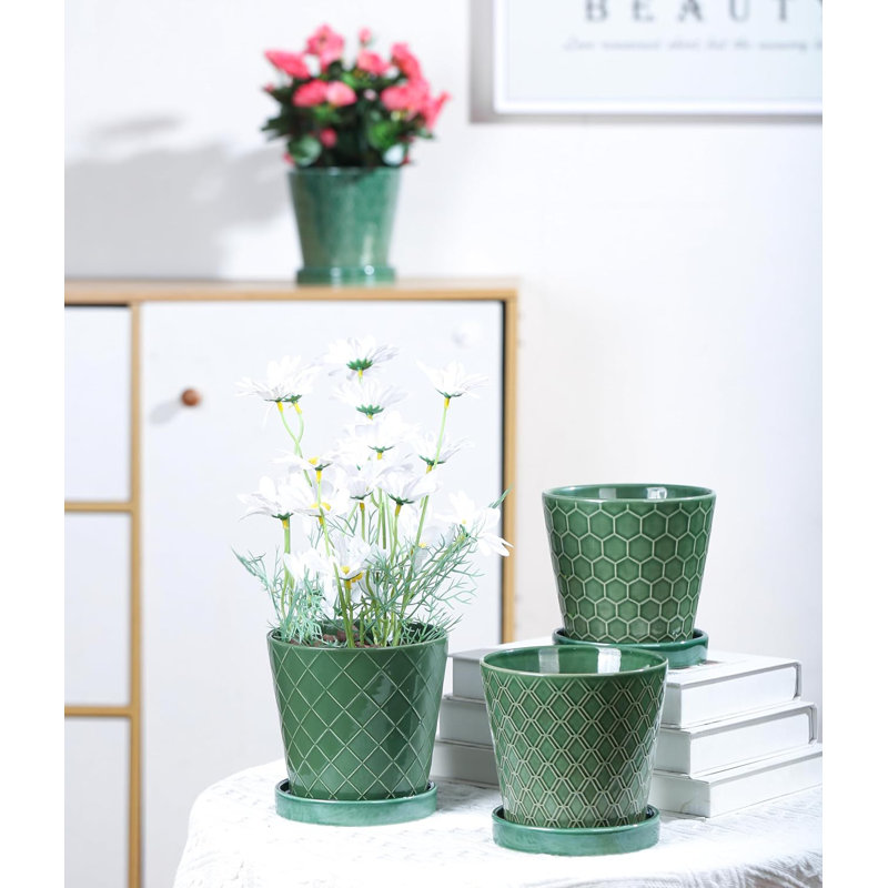 Pots de plantes d'intérieur en céramique