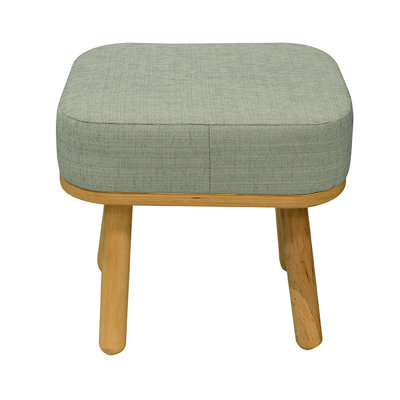 Solid + Manufactured Wood Accent Stool