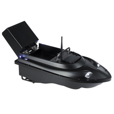 Bait Boat, RC Fishing Bait Boat, Precision Deployment Craft with 546-Yard Range, 4.4lb Capacity, Dual 13500mAh Batteries, Low Battery Alarm & Dual Motor Stability, LED Lights & Carry Bag