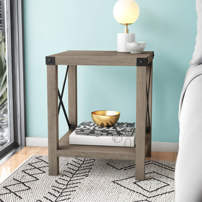 Larenda End Table with Open Storage Shelf