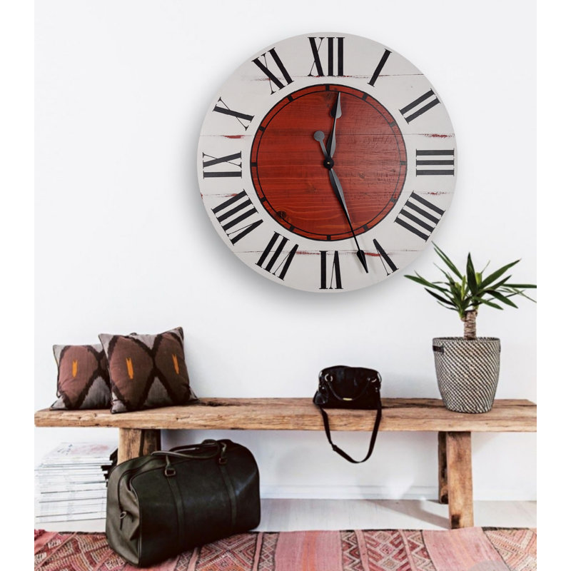 Horloge murale Boden, Très grand, Rouge