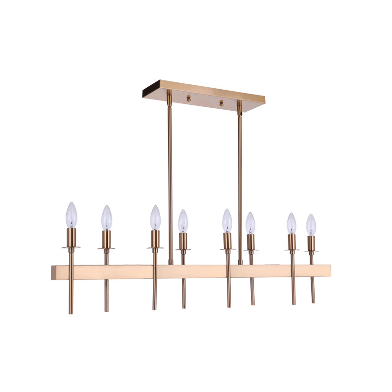 Retta 8 - Light Kitchen Island Pendant, Brass