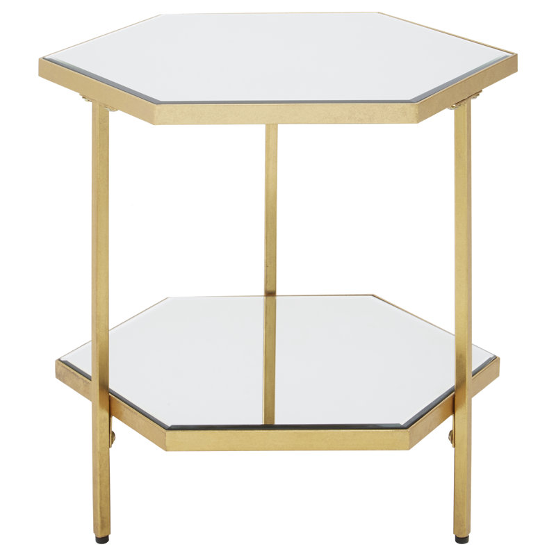 Sobel Glass Top End Table