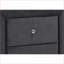 Transitional Grey Velvet Upholstered Nightstand with 2 Drawers – No Assembly-805626280