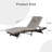 Modern All-Weather Wicker Patio Chaise Lounge Set of 2 with Cushions-419483975