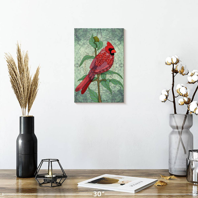 Brampt Virginia Cardinal, 12" H x 8" W