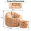 Fauteuil à billes avec coussin de compression 40 po Compression-977131223