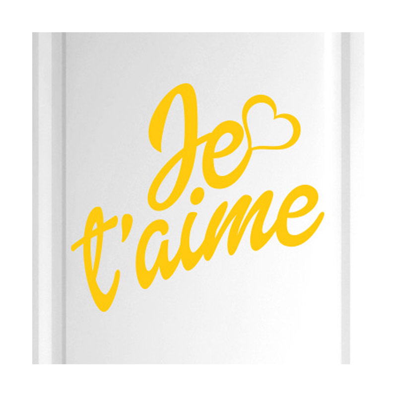 Wall Decal, Dark Yellow