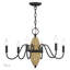 Lustre bronze à 6 lumières Laurelin-2121048179