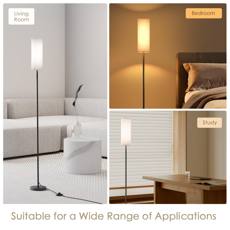 Adar 64.02'' Gold Traditional Floor Lamp