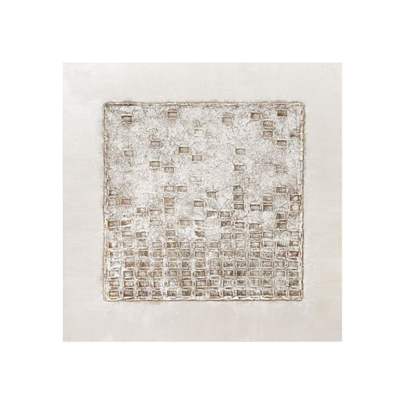 «Beyond the Moment II Glitter» par Beverly Fuller, peinture sur toile tendue, Couche de verre